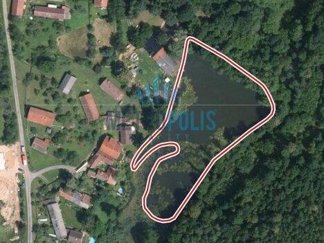 Prodej rybníku, Manělovice 23.103m2